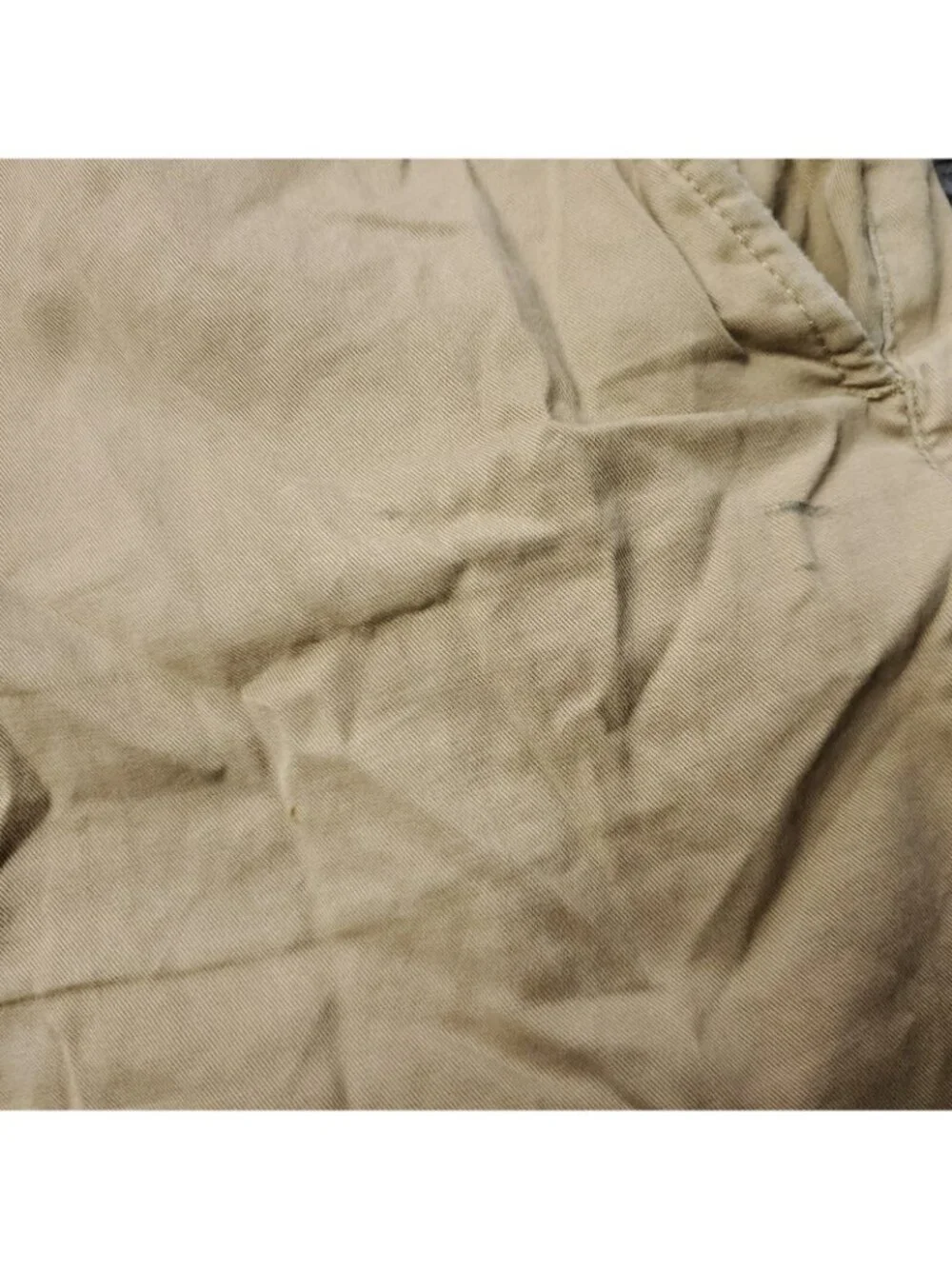 J. Crew Chino Shorts  Mens Size 32 x9  Khaki Cotton Stretch Tan Beige  Casual